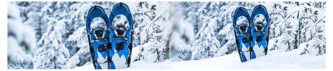 Raquettes à neige alu et tube - inuka