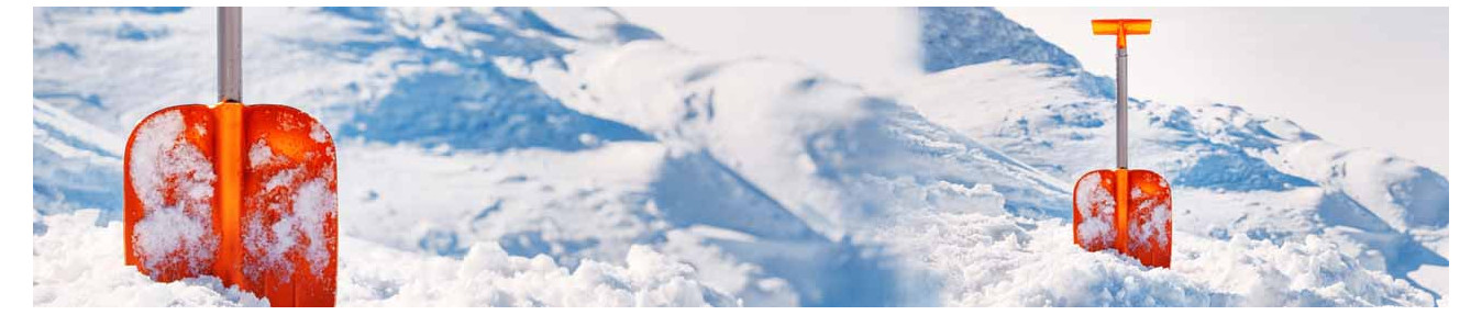 G2 Backcountry Pelle à neige télescopique légère pour avalanche jusqu'à 33  cm, matériau en alliage d'aluminium durable, poignée antidérapante ABS,  taille de rangement compacte (gris) : : Sports et Plein air