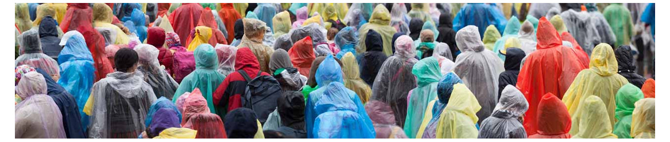 Poncho de senderismo al aire libre - Ponchos de lluvia